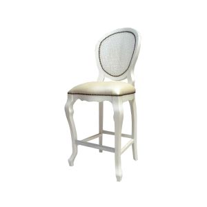 Banqueta clássica contemporânea branca