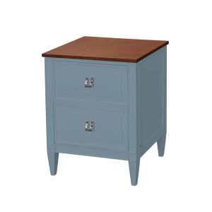Mesa de Cabeceira Classica Azul Amadeirada