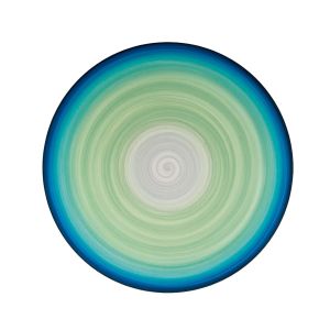 Mandala Decorativa 45cm Verde e Azul