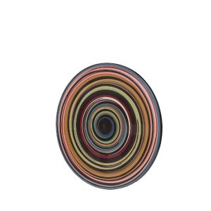 Mandala Decorativa Listrada Pintada A Mão
