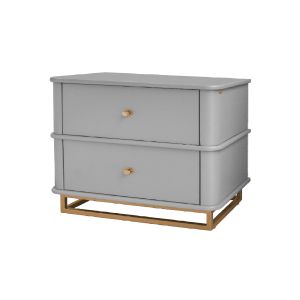 Mesa De Cabeceira Contemporânea Cinza