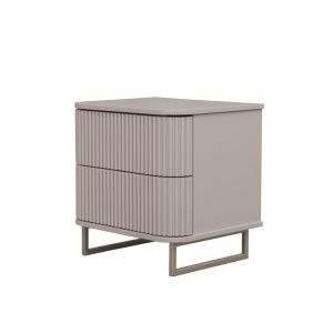 Mesa De Cabeceira Contemporânea com Pés Metalizado