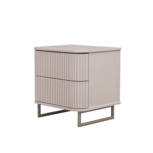 Mesa De Cabeceira Contemporânea com Pés Metalizado