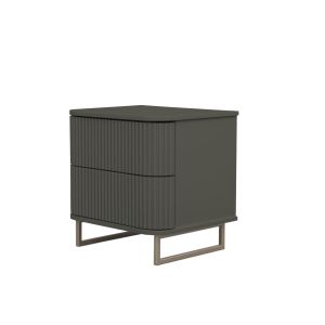 Mesa De Cabeceira Contemporânea com Pés Metalizado