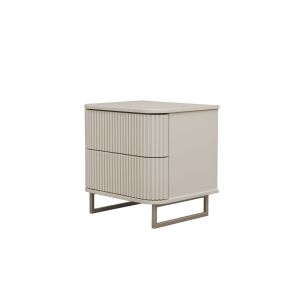 Mesa De Cabeceira Contemporânea com Pés Metalizado