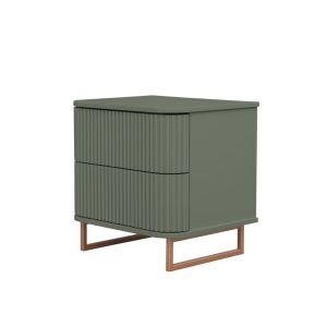 Mesa De Cabeceira Contemporânea com Pés Metalizado