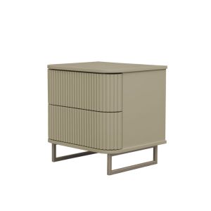 Mesa De Cabeceira Contemporânea com Pés Metalizado