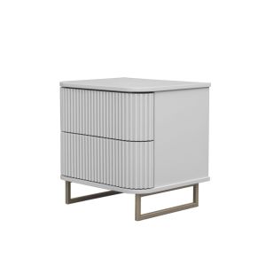Mesa De Cabeceira Contemporânea com Pés Metalizado