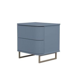 Mesa De Cabeceira Contemporânea com Pés Metalizado