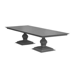 Mesa De Jantar Contemporânea Na Cor Cinza