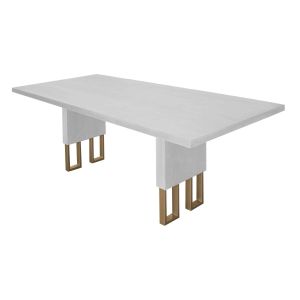 Mesa De Jantar Retangular Branca