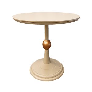 Mesa de Apoio Redonda para Sala de Estar