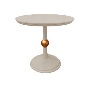 Mesa de Apoio Redonda para Sala de Estar