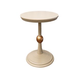 Mesa de Apoio Redonda para Sala de Estar