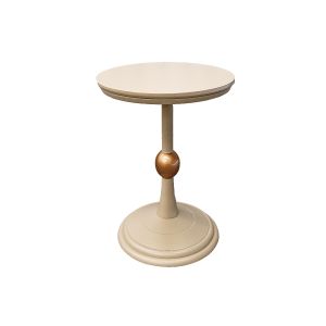 Mesa de Apoio Redonda para Sala de Estar
