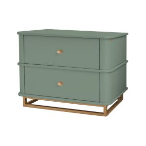 Mesa de Cabeceira Contemporânea Com Dourado