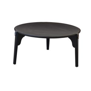 Mesa de Centro com capa de couro
