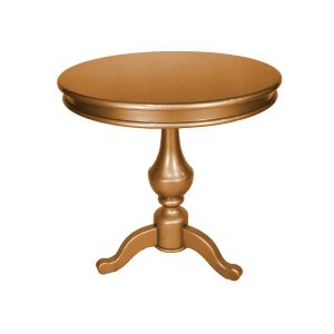 Mesa de apoio clássica contemporânea dourada