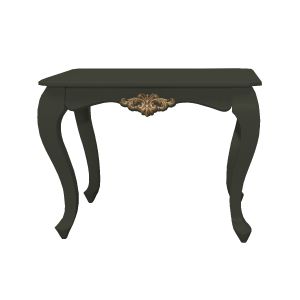 Mesa de apoio lavanda clássica contemporânea
