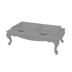 Mesa de centro Lumiere clássica contemporânea