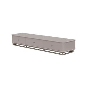 Rack Moderno Com Pés Metálicos Para Sala de Estar