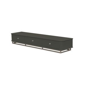 Rack Moderno Com Pés Metálicos Para Sala de Estar