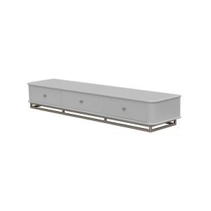 Rack Moderno Com Pés Metálicos Para Sala de Estar