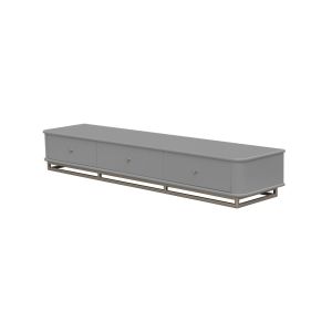 Rack Moderno Com Pés Metálicos Para Sala de Estar