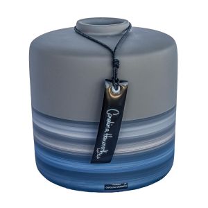 VASO ARTEZANAL AZUL
