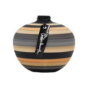 Vaso Bojudo de cerâmica decorativo