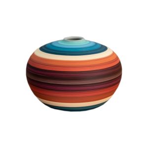 Vaso Bola De Cerâmica Litrado