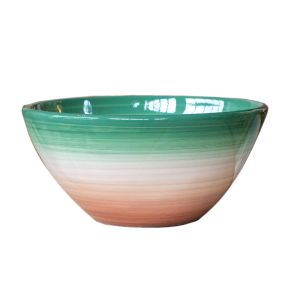 Vaso De Cerâmica Clássico Contemporâneo Verde