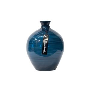 Vaso De Cerâmica Contemporâneo Azul