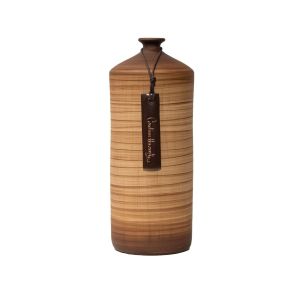 Vaso De Cerâmica Em Tons De Marrom