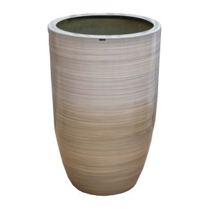 Vaso De Fibra Decorativo Pintado a Mão