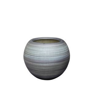 Vaso De Fibra Decorativo Pintado a Mão