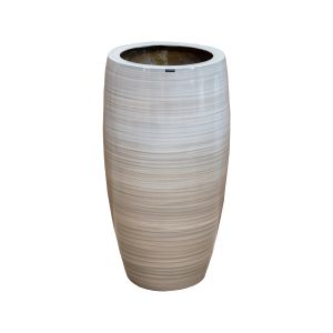Vaso De Fibra Decorativo Pintado a Mão