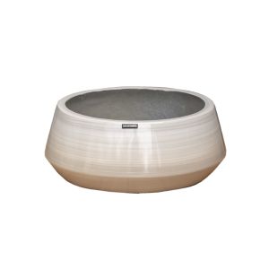 Vaso De Fibra Decorativo Pintado a Mão