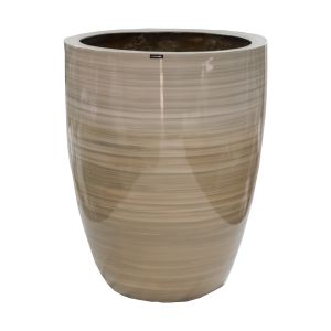 Vaso De Fibra Decorativo Pintado a Mão