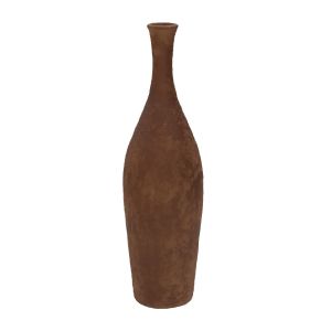 Vaso Garrafa De Cerâmica Textura Papel Machê