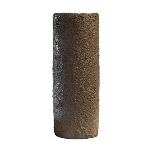 Vaso Tubo De Cerâmica Texturizado