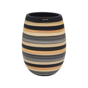 Vaso aberto decorativo de cerâmica