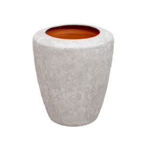 Vaso de Cerâmica Decorativo de Chão na Cor Machê