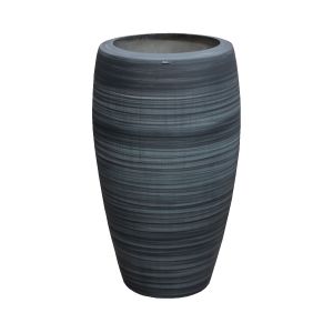 Vaso de Fibra Decorativo Pintado a mão