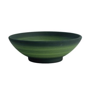 Vaso de cerâmica clássico contemporâneo verde