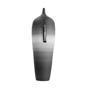 Vaso de cerâmica contemporâneo garrafa