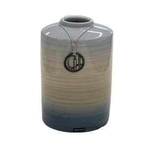 Vaso Reto decorativo em Cerâmica