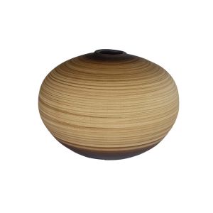 Vaso de cerâmica contemporâneo pintado a mão