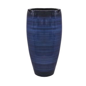 Vaso de chão contemporâneo pintado a mão