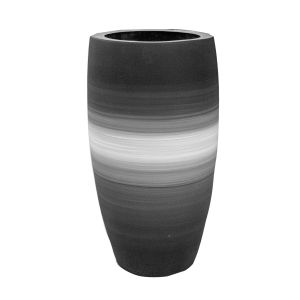 Vaso decorativo de cerâmica contemporâneo